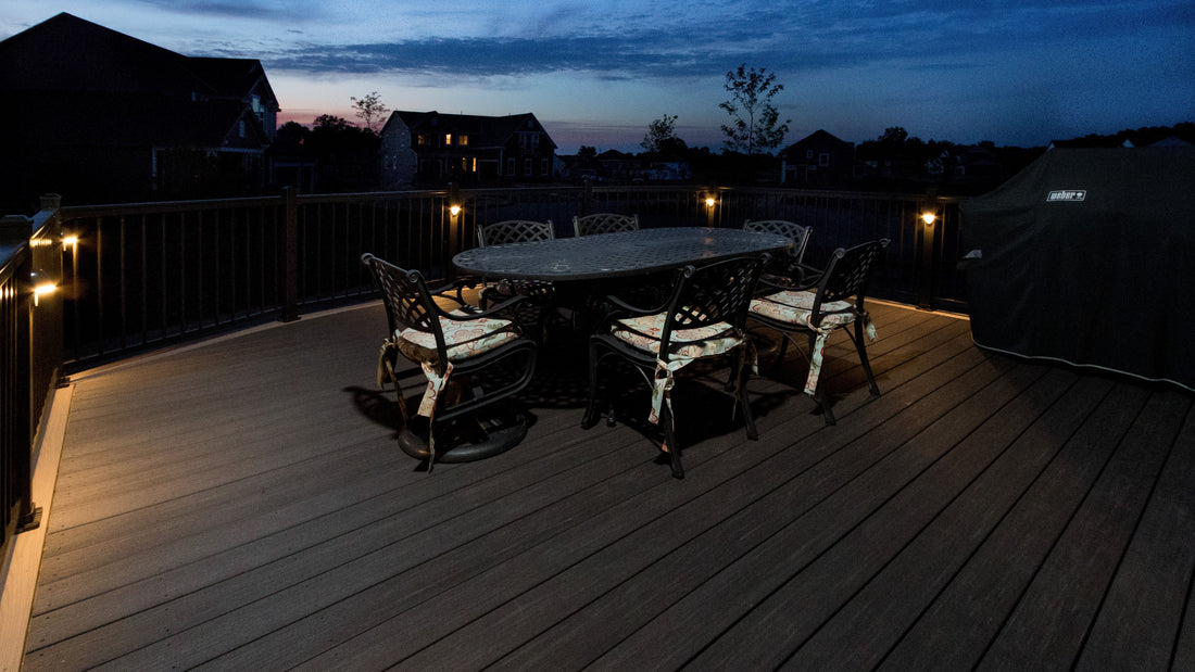 Easily Add Lighting to a Deck