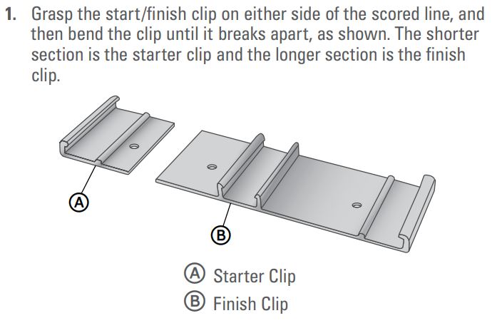 Brock Decking Clip Strips