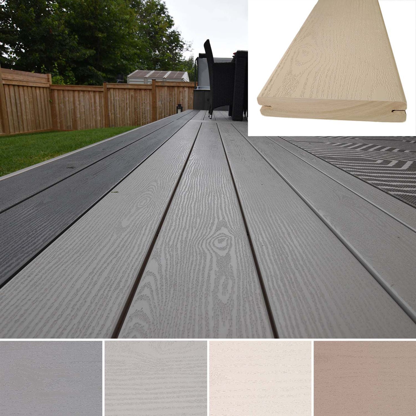 Clubhouse Earthtones PVC Decking