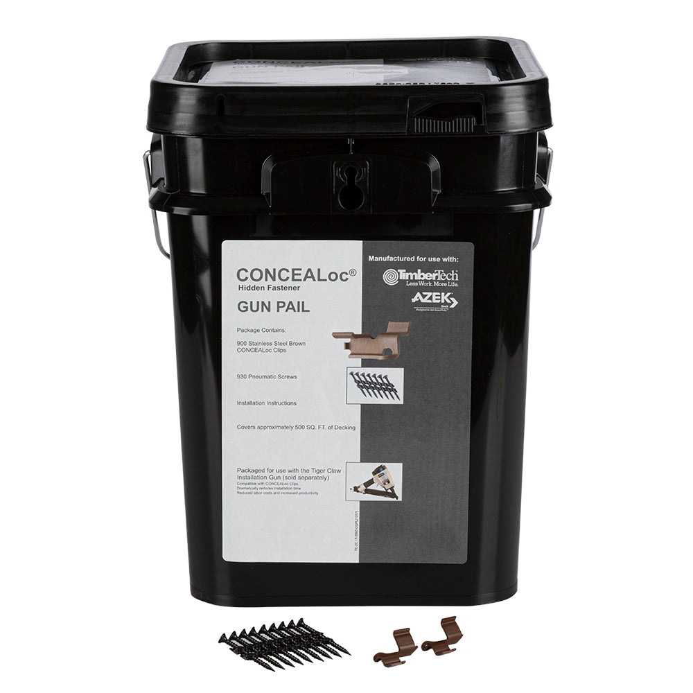 Concealoc Hidden Fastener Kit for Pneumatic Gun (scrails)