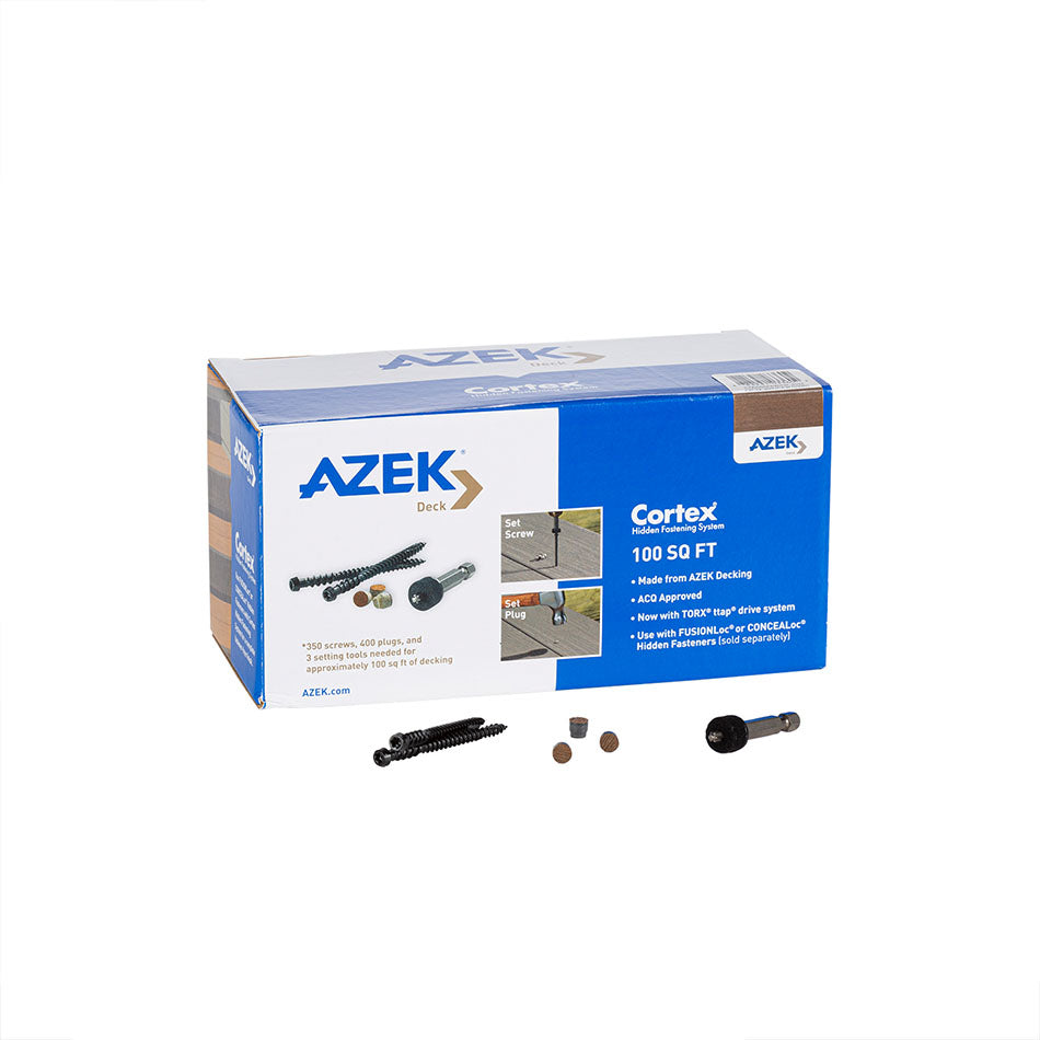 Cortex for Azek Decking with Loose Plugs