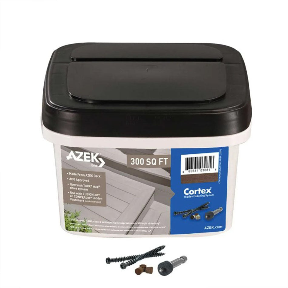 Cortex for Azek Decking with Loose Plugs
