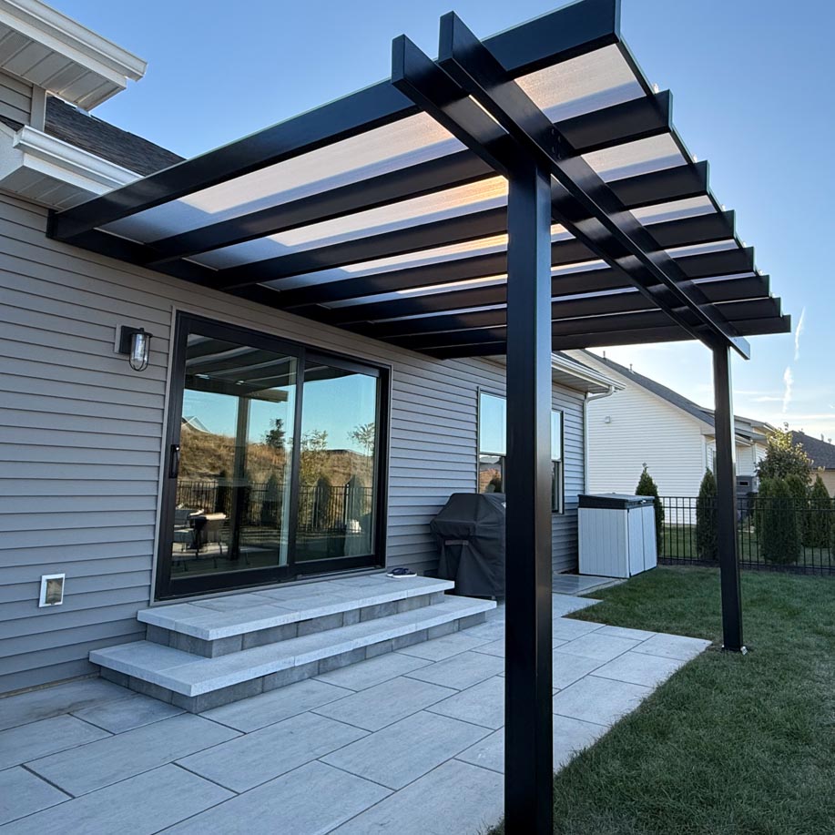 Heartland Elements Rain-Proof Pergola - Black