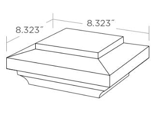 Post Caps for Timbertech 5.5" Post Sleeves