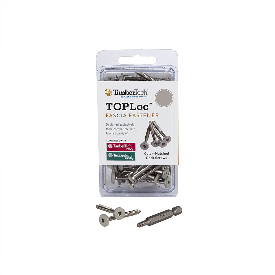 Toploc SS Fascia Screws for Composite Fascia