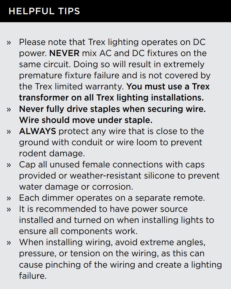 Trex Lighting Transformer