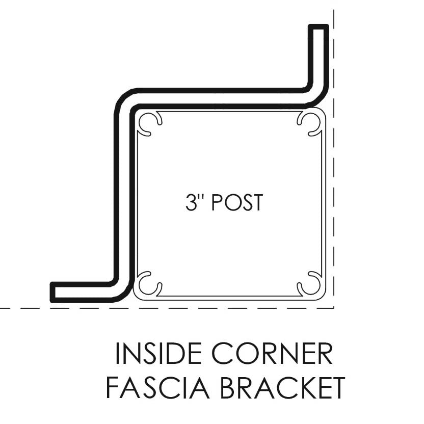 Ultralox Fascia Mount Brackets (3")