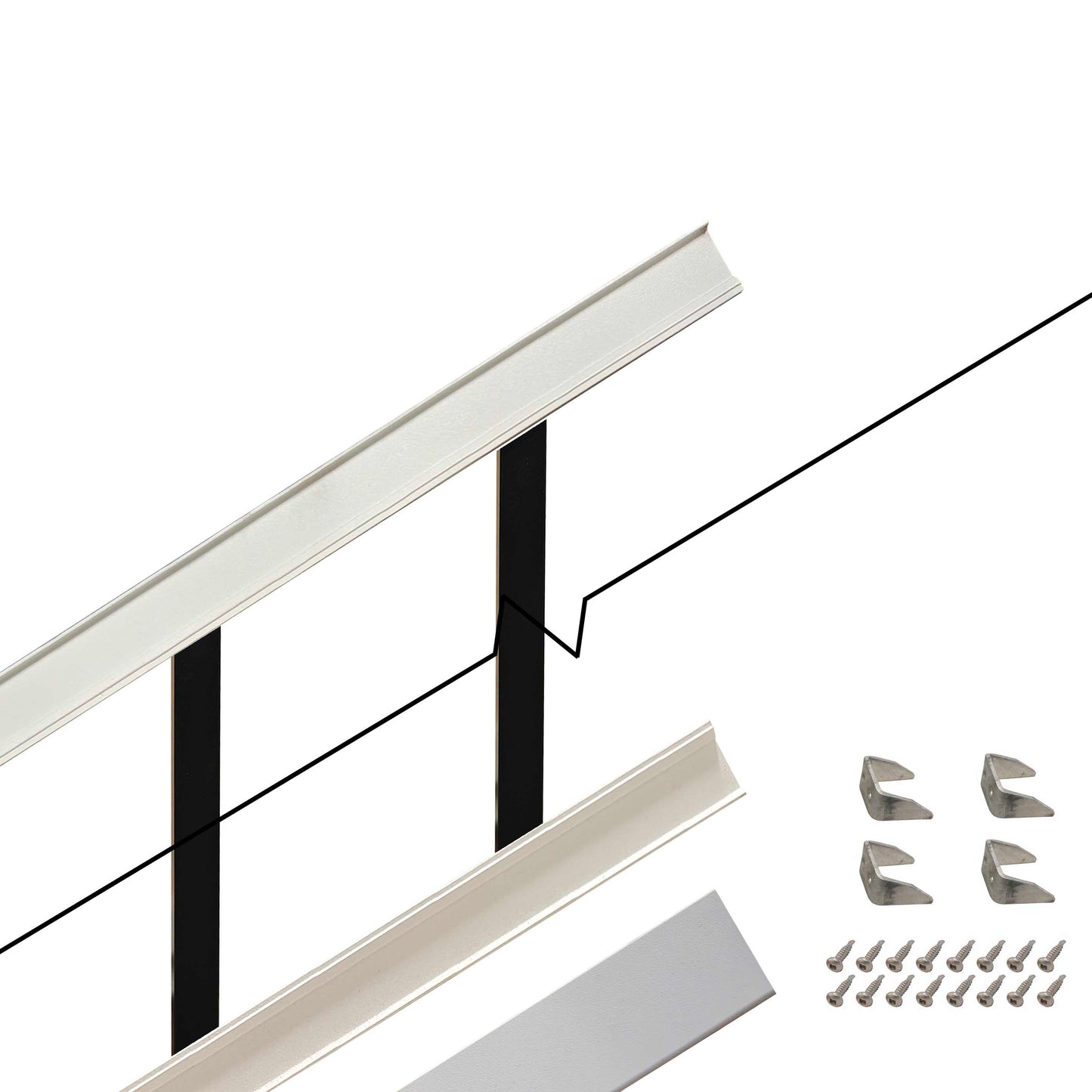 Ultralox Panel, Universal (no top) Stair 36" Res.