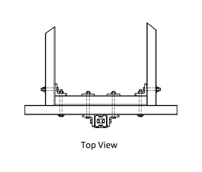 Westbury Fascia-Mount Post (Extrusion)