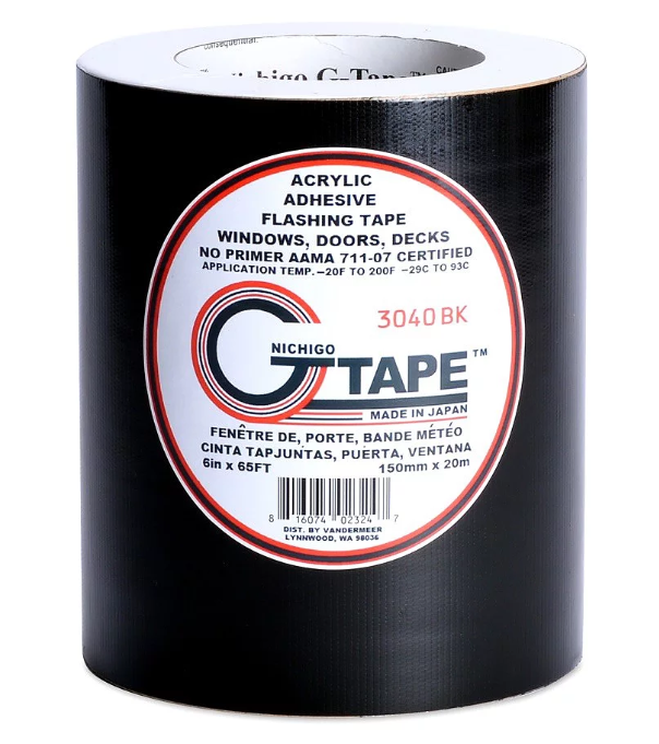 G-Tape Joist and Flashing Tape 3040BK