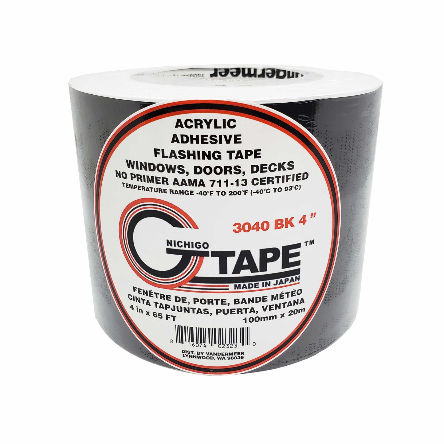 G-Tape Joist and Flashing Tape 3040BK
