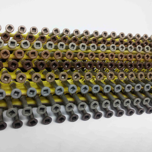 Quick-Drive DTH Collated Stainless Trim Head Screws for PVC Decking