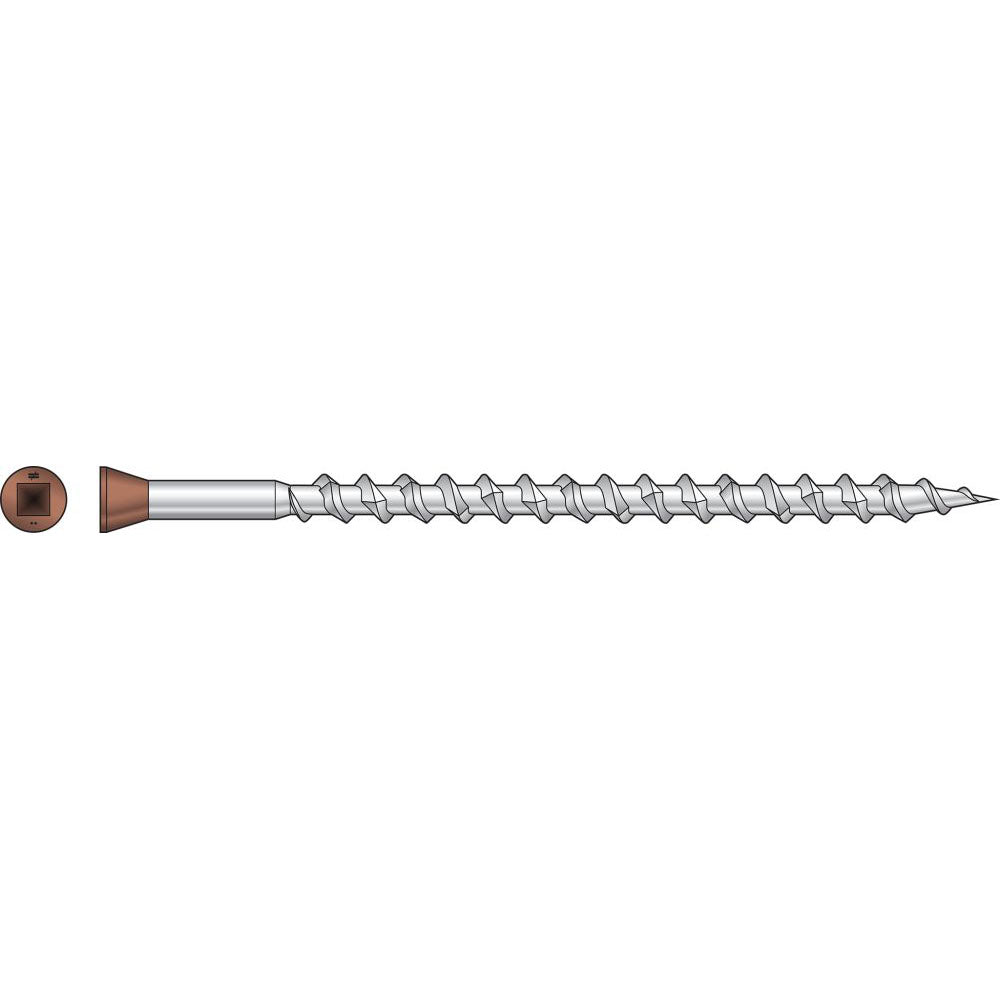 Quick-Drive DTH Collated Stainless Trim Head Screws for PVC Decking