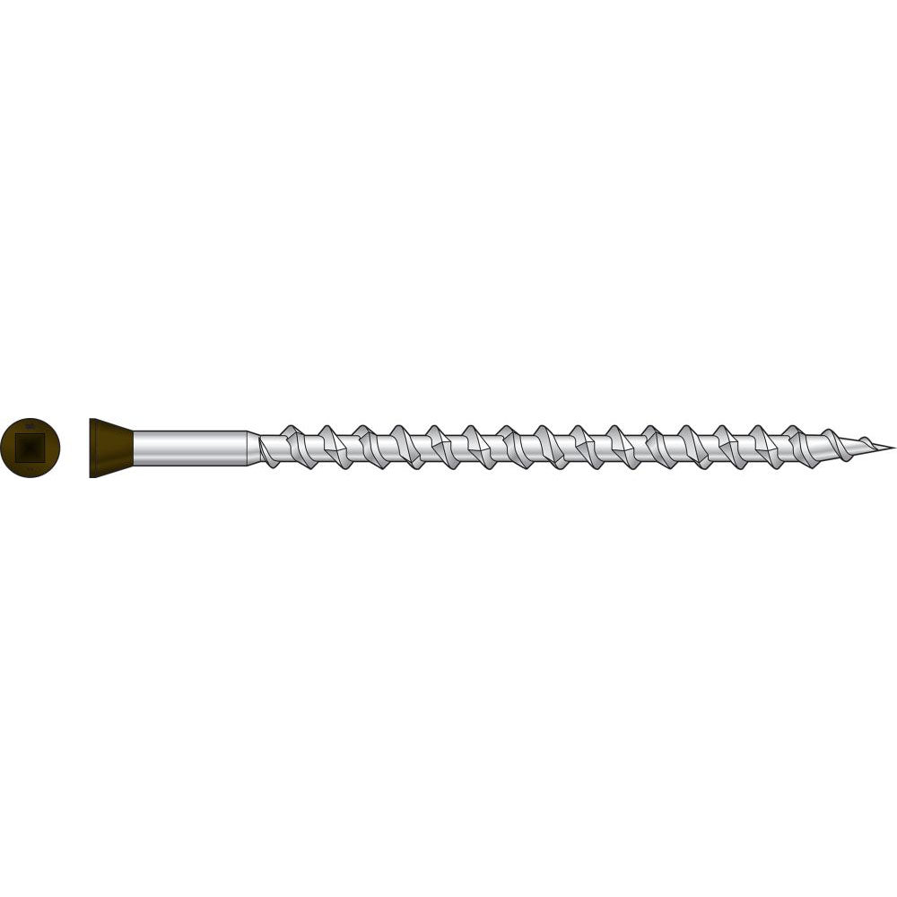 Quick-Drive DTH Collated Stainless Trim Head Screws for PVC Decking