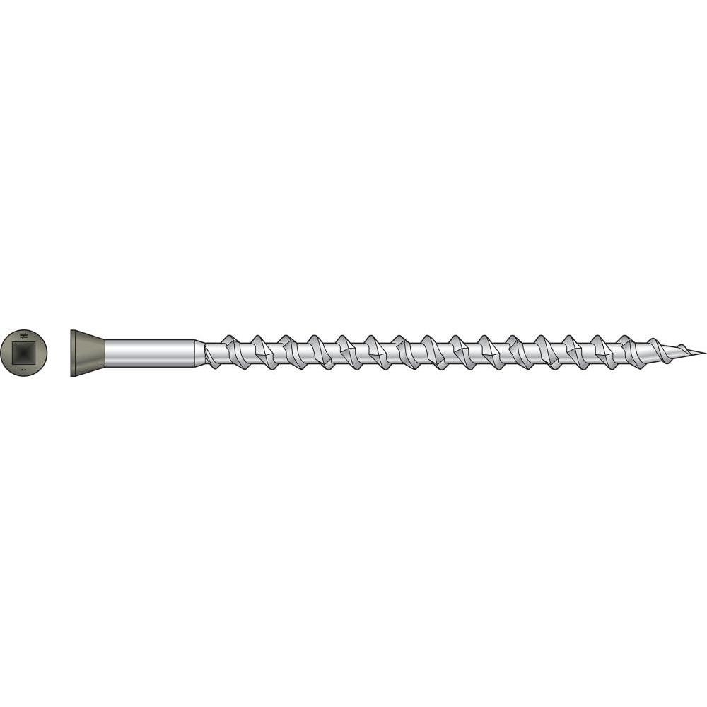 Quick-Drive DTH Collated Stainless Trim Head Screws for PVC Decking