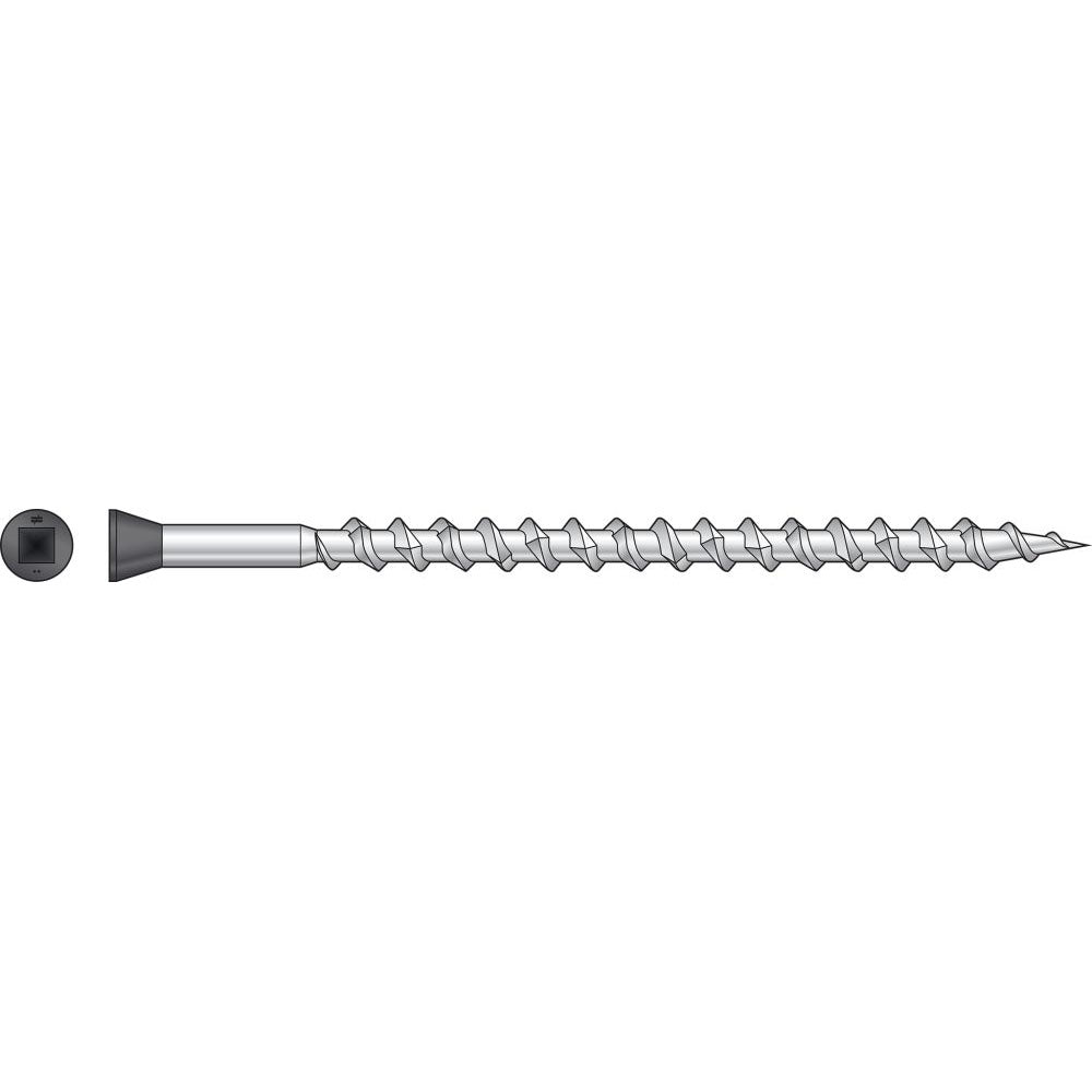 Quick-Drive DTH Collated Stainless Trim Head Screws for PVC Decking