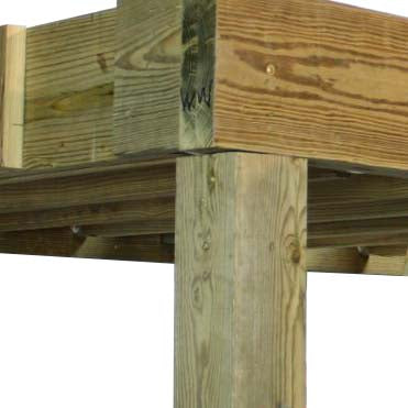 Treated 6x6 SYP Posts