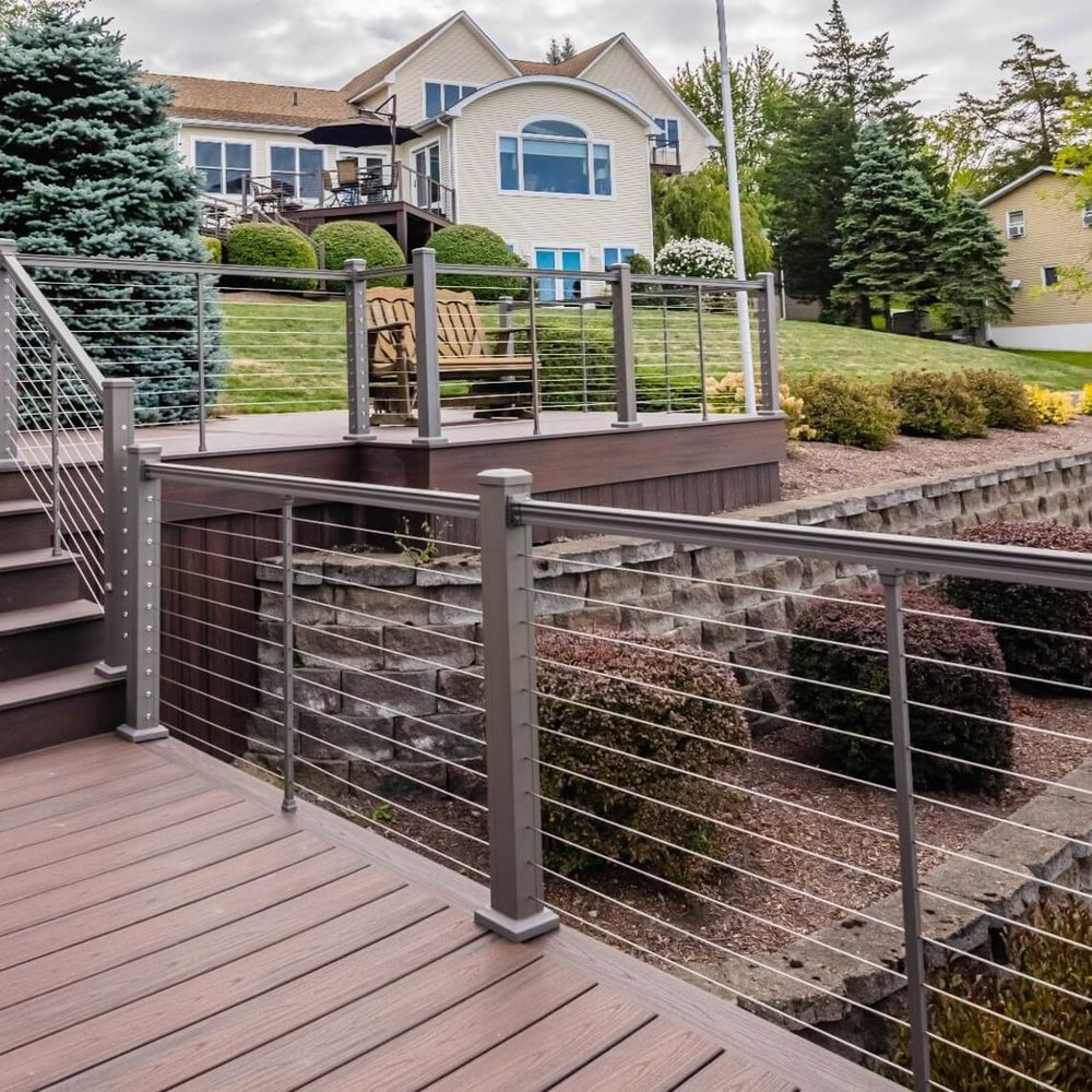 Key Link Cable Railing Color Options Chart Horizontal Cable Railing – Pro Deck Supply