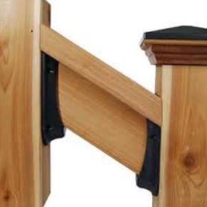 2x4 Mounting Brackets for Wood Railing