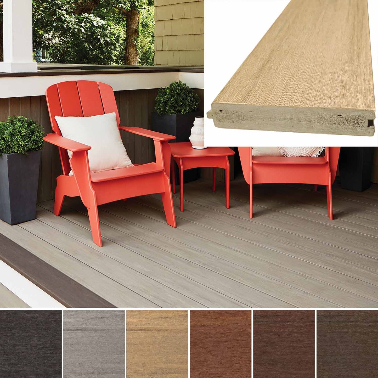 Azek Vintage 6" Porch Boards (tongue-and-groove)