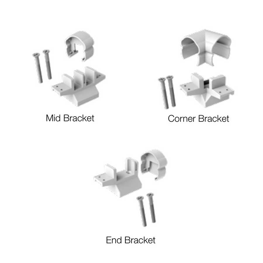 Barrette Avalon Post Crossover Brackets