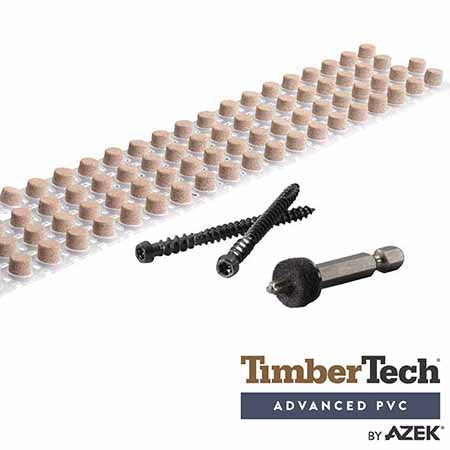 Cortex Screws and Collated Plugs for Azek Decking