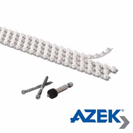 Cortex Screws and Collated Plugs for Azek Trim