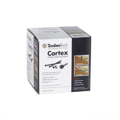 Cortex Screws and Loose Plugs for Timbertech Decking