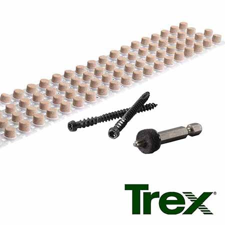 Cortex Screws and Collated Plugs for Trex Decking