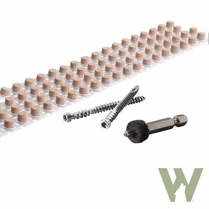 Cortex Stainless Screws and Collated Plugs for Wolf Decking