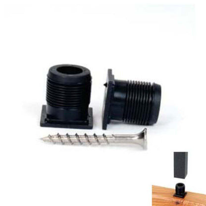 Baluster Plug DekPro Square Baluster Connectors – Pro Deck Supply