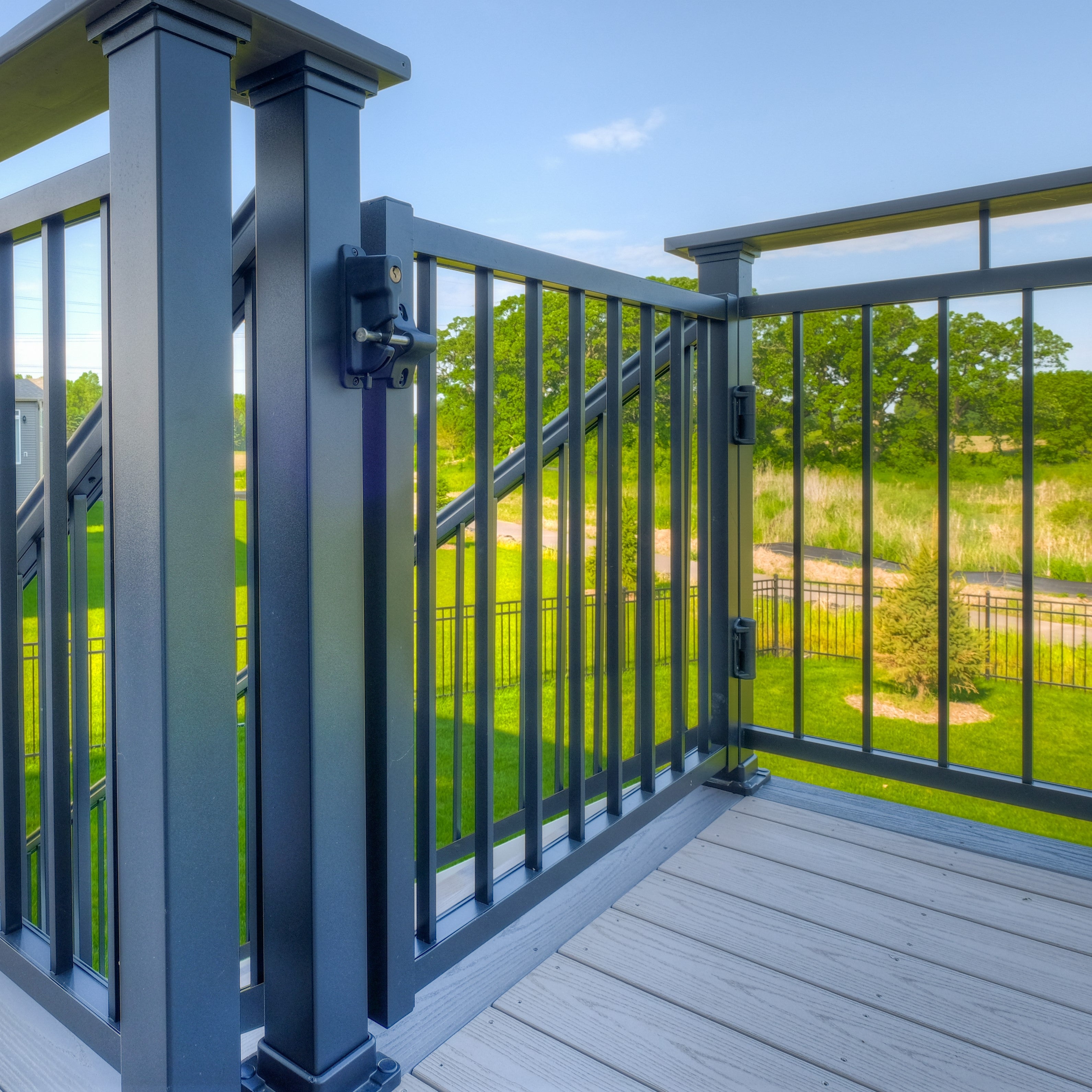 Event Railing Gate Ultralox Aluminum Railing Gate – Pro Deck Supply