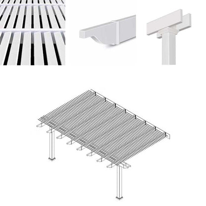 Heartland Traditional Pergola - White