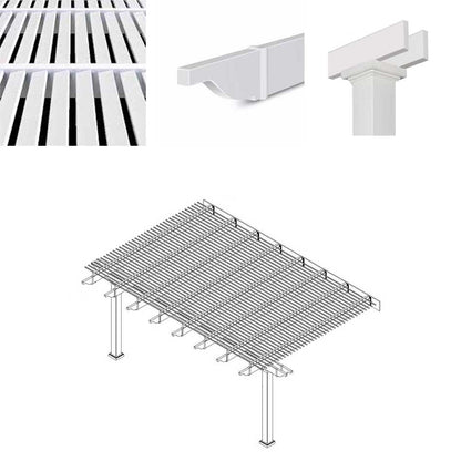Heartland Traditional Pergola - White