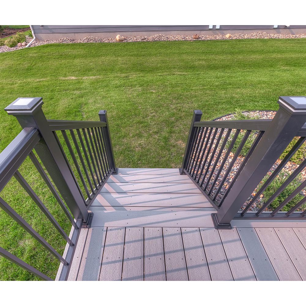 Timbertech Express Railing Post Cap Timbertech Impressions Express Aluminum Railing – Pro Deck Supply