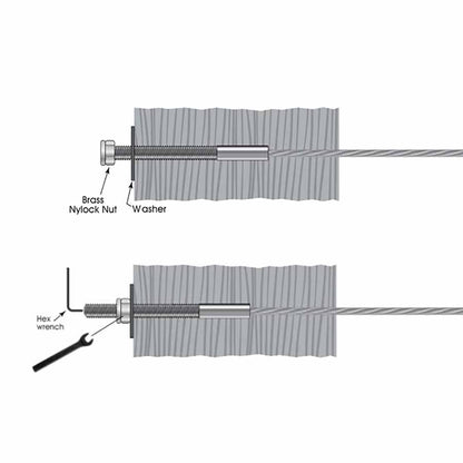 Invisicable Cable Kits for Wood and Metal Posts