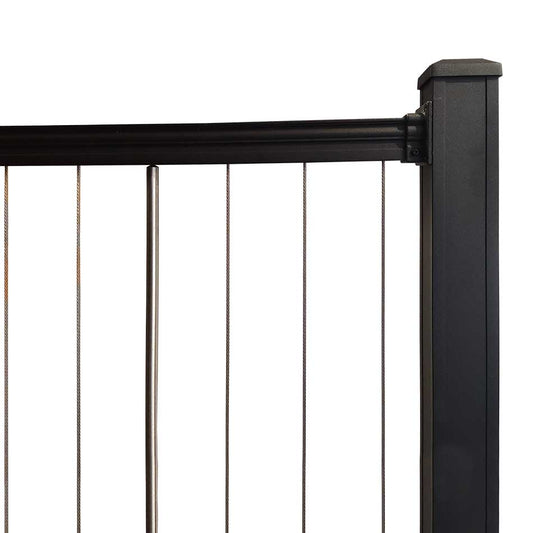 Keylink Vertical Cable Railing Panel - American Top