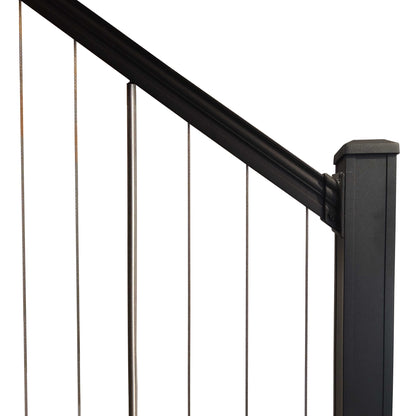 Keylink Vertical Cable Railing Panel - American Top