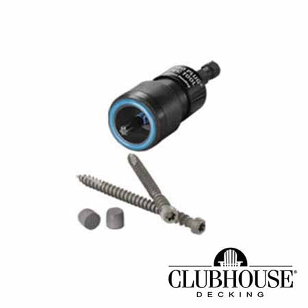 Cortex Screws and Loose Plugs for Clubhouse PVC Decking