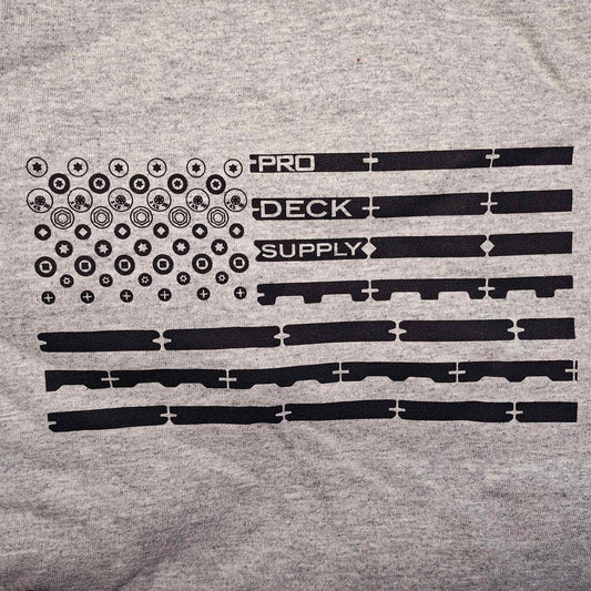 PDS Graphic Long Sleeve Tee - Flag Logo