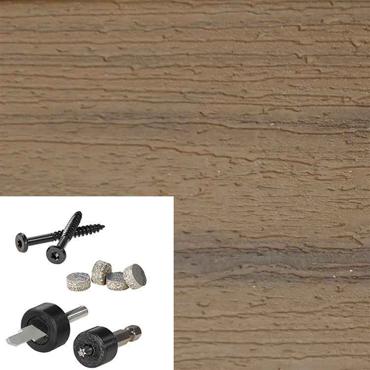 Cortex Fascia Screws and Plugs for Trex Fascia