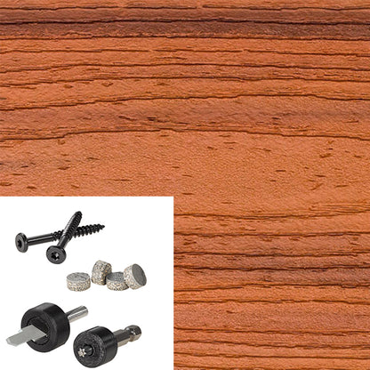 Cortex Fascia Screws and Plugs for Trex Fascia