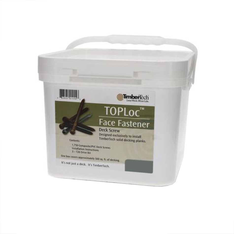 Toploc 2-1/2" Screws for Timbertech Composite Decking