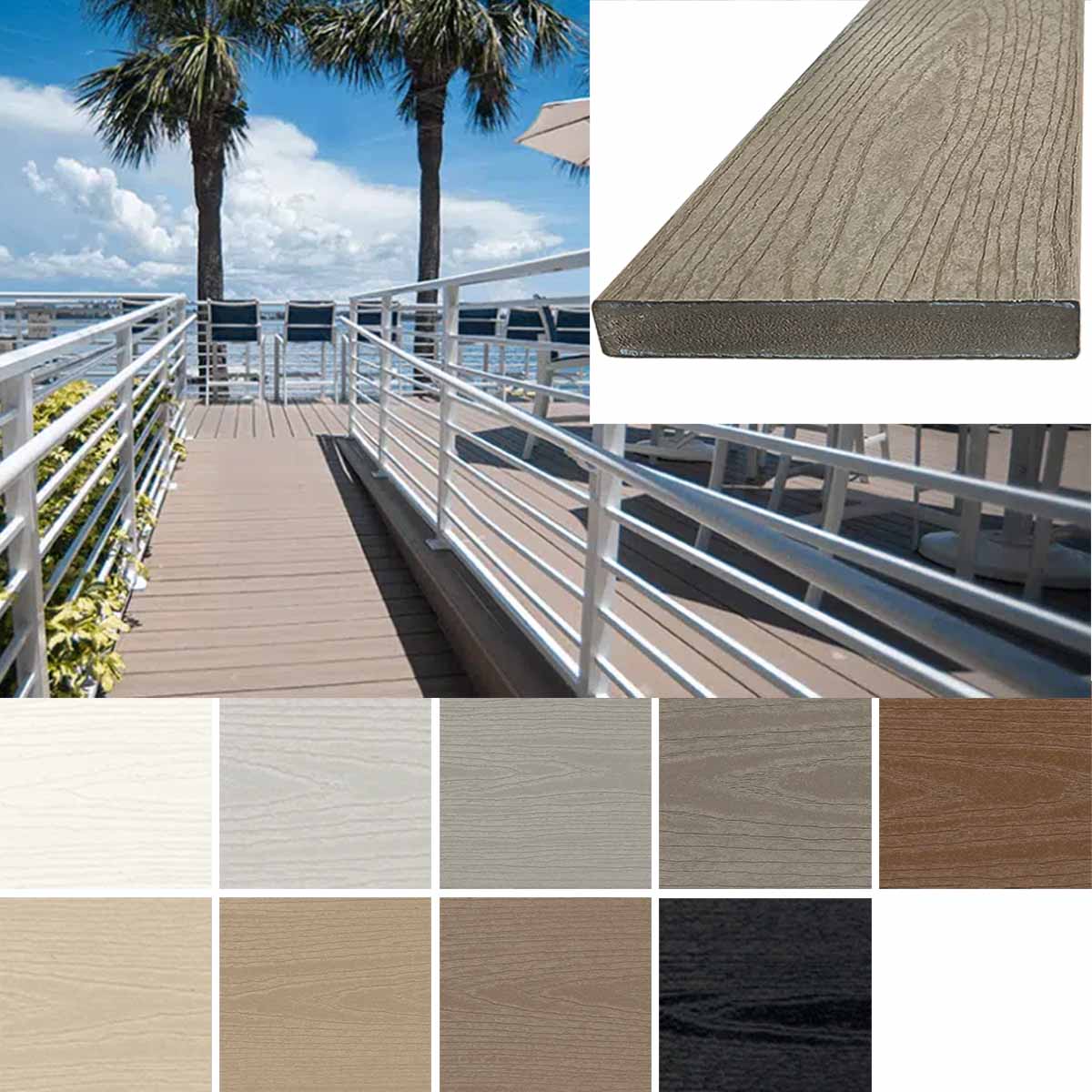 OC Marine Grade 1x8 Decking