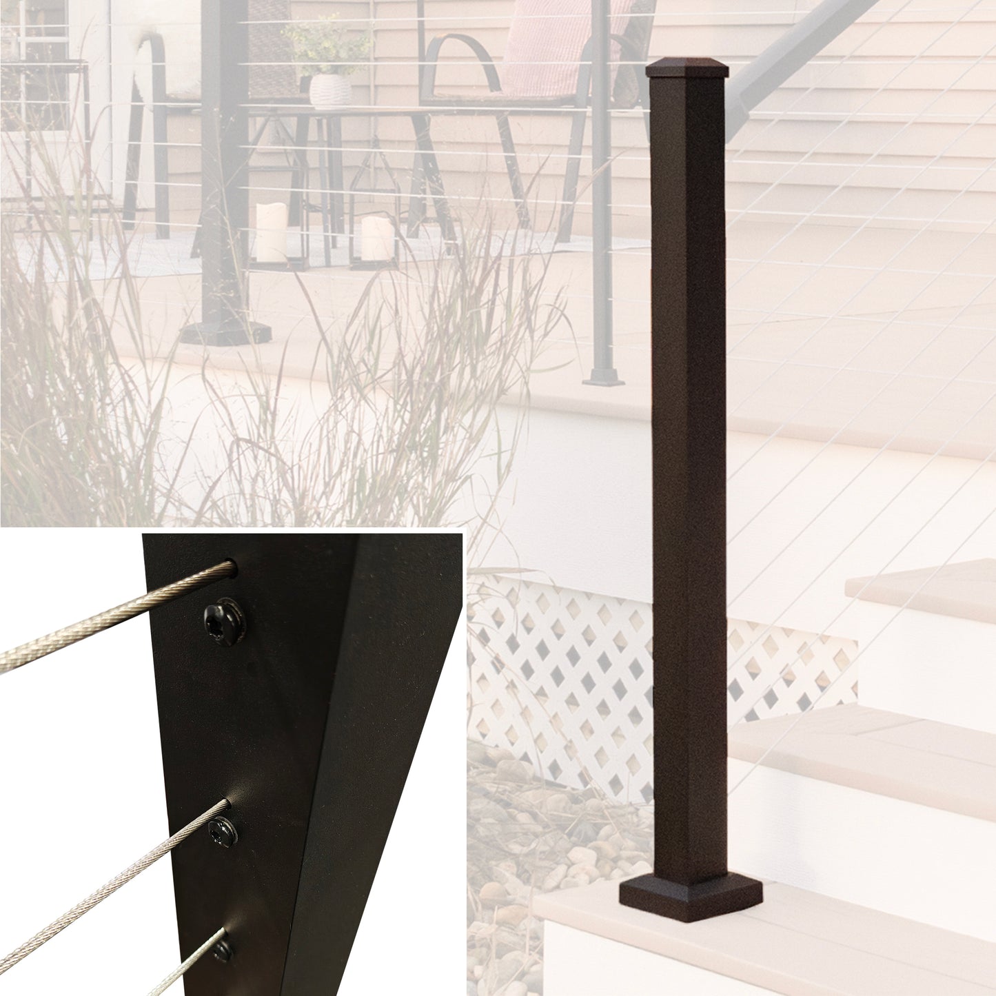 Westbury Bella Cavo Cable Posts - Standard