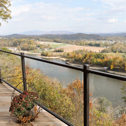 Westbury C70 Veranda Glass Railing Channel