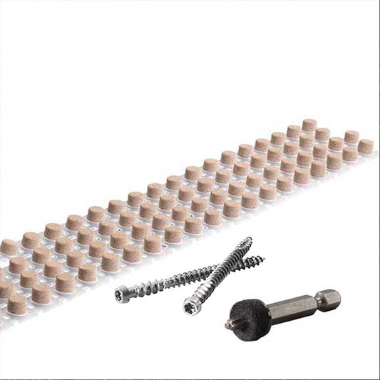Cortex Stainless Screws and Collated Plugs for Wolf Decking