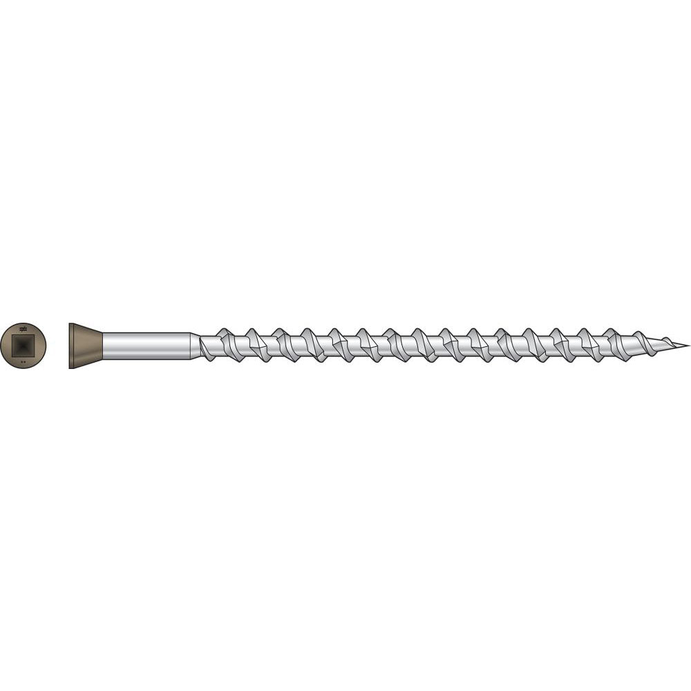 Quick-Drive DTH Collated Stainless Trim Head Screws for PVC Decking