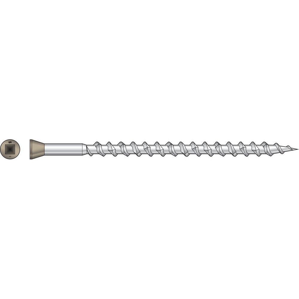 Quick-Drive DTH Collated Stainless Trim Head Screws for PVC Decking