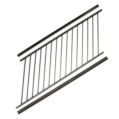 Ultralox Aluminum Railing Panel, Stair 36" height